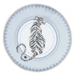 Yvonne Ellen Assiettes à Dessert Assiettes En Porcelaine Safari D16cm - Lot De 4 -Assiettes Soldes Magasin assiettes en porcelaine safari d16cm lot de 4 2