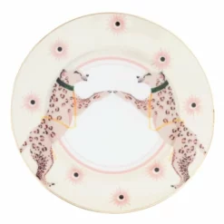 Yvonne Ellen Assiettes à Dessert Assiettes En Porcelaine Safari D16cm - Lot De 4 -Assiettes Soldes Magasin assiettes en porcelaine safari d16cm lot de 4 3
