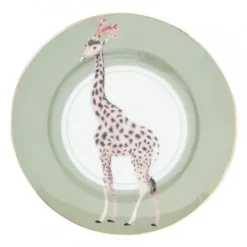 Yvonne Ellen Assiettes à Dessert Assiettes En Porcelaine Safari D16cm - Lot De 4 -Assiettes Soldes Magasin assiettes en porcelaine safari d16cm lot de 4 5