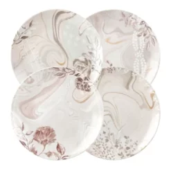 Mathilde M Coffret De 4 Assiettes à Dessert D20,5cm