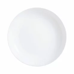 Luminarc Assiettes Creuses Grande Assiette Blanche Couscous D25cm