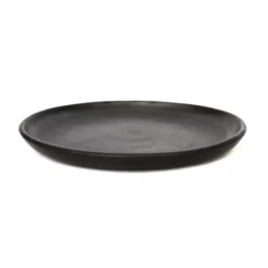 Bazar Bizar Assiettes Plates Grande Assiette En Terracotta Noire