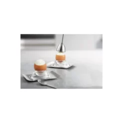 GEFU Assiettes De Présentation Lot De 2 Coquetiers En Acier Inoxydable Argent -Assiettes Soldes Magasin lot de 2 coquetiers en acier inoxydable argent 2