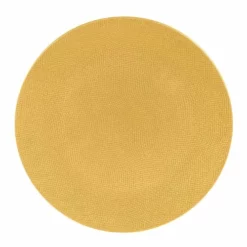 Table Passion Assiettes à Dessert Lot De 6 - Assiette à Dessert Safran 21 Cm En Grès Jaune