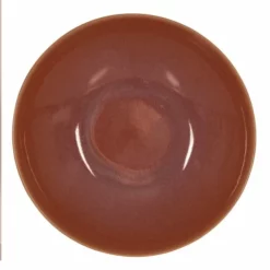 Trend'up Assiettes Creuses Lot De 6 - Assiette à Pâtes Terra 22 Cm En Grès Orange