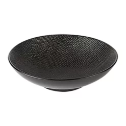 Table Passion Assiettes Creuses Lot De 6 - Assiette Creuse 19 Cm En Grès Noir