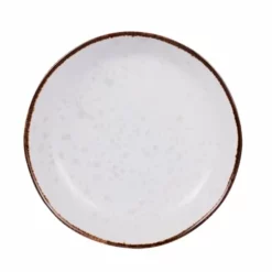 Table Passion Assiettes Creuses Lot De 6 - Assiette Creuse 20 Cm En Grès Blanc