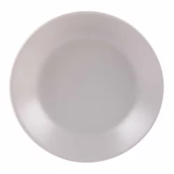 Trend'up Assiettes Creuses Lot De 6 - Assiette Creuse 21 Cm En Grès Gris