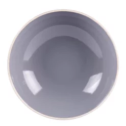 Table Passion Assiettes Creuses Lot De 6 - Assiette Creuse 22 Cm En Grès Gris