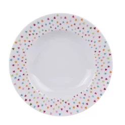 Table Passion Assiettes Creuses Lot De 6 - Assiette Creuse 22 Cm En Porcelaine Blanc