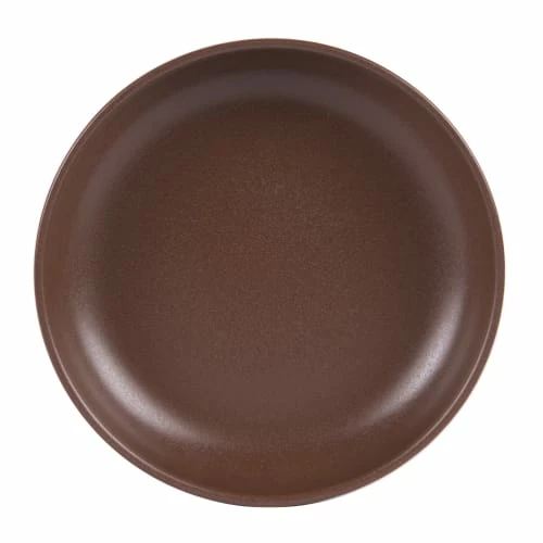 Table Passion Assiettes Creuses Lot De 6 - Assiette Creuse Chocolat 22 Cm En Grès Marron 1 Table Passion Assiettes Creuses Lot De 6 - Assiette Creuse Chocolat 22 Cm En Grès Marron