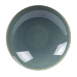 Trend'up Assiettes Creuses Lot De 6 - Assiette Creuse Lagon 22 Cm En Grès Bleu