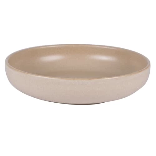 Table Passion Assiettes Creuses Lot De 6 - Assiette Creuse Sable 22 Cm En Grès Beige 2 Table Passion Assiettes Creuses Lot De 6 - Assiette Creuse Sable 22 Cm En Grès Beige – Image 2