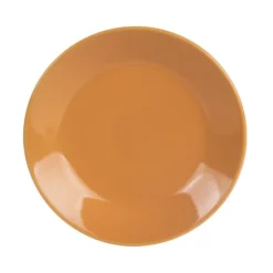 Trend'up Assiettes Creuses Lot De 6 - Assiette Creuse Safran 21 Cm En Grès Jaune