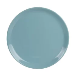 Trend'up Assiettes Plates Lot De 6 - Assiette Plate 25 Cm En Grès Bleu