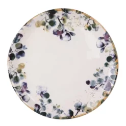 Table Passion Assiettes Plates Lot De 6 - Assiette Plate 27,5 Cm En Faïence Décoré
