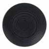 Table Passion Assiettes Plates Lot De 6 - Assiette Plate 27 Cm En Grès Noir