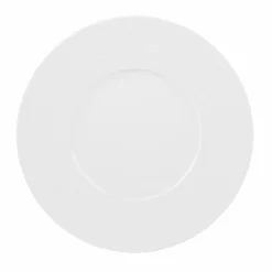 Table Passion Assiettes Plates Lot De 6 - Assiette Plate 27 Cm En Porcelaine Blanc