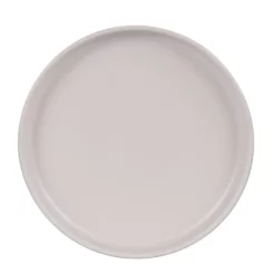 Table Passion Assiettes Plates Lot De 6 - Assiette Plate Crème 26 Cm En Grès Beige