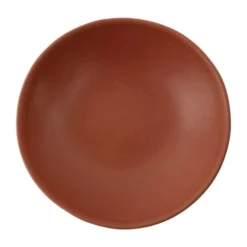 Olympia Assiettes Creuses Lot De 6 Assiettes Creuse En Grès Ø 190 Mm Orange Melon