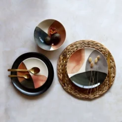 Novastyl Assiettes Plates Lot De 6 Assiettes Creuses En Grès 20cm 5 Novastyl Assiettes Plates Lot De 6 Assiettes Creuses En Grès 20cm -Assiettes Soldes Magasin lot de 6 assiettes creuses en gres 20cm 2