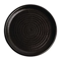 Olympia Lot De 6 Assiettes Plates 26,5cm Noire