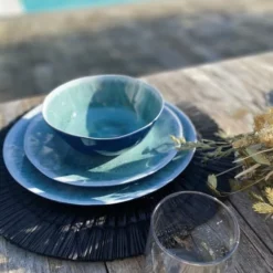 Now’s Home Lot De 6 Assiettes Plates Bleues 7 Now’s Home Lot De 6 Assiettes Plates Bleues -Assiettes Soldes Magasin lot de 6 assiettes plates bleues 3