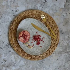 Novastyl Lot De 6 Assiettes Plates En Grès 27cm -Assiettes Soldes Magasin lot de 6 assiettes plates en gres 27cm 3