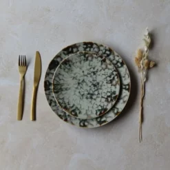 Novastyl Lot De 6 Assiettes Plates En Porcelaine 27cm -Assiettes Soldes Magasin lot de 6 assiettes plates en porcelaine 27cm 3