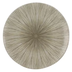 Novastyl Lot De 6 Assiettes Plates En Porcelaine Sable D27cm