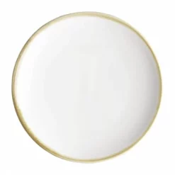 Olympia Kiln Lot De 6 Assiettes Plates Rondes Couleur Craie 178mm