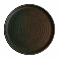 Olympia Lot De 6 Assiettes Plates Vert Bronze Ø265mm