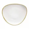 Olympia Kiln Assiettes Plates Lot De 6 Assiettes Triangulaires Couleur Craie Ø165mm