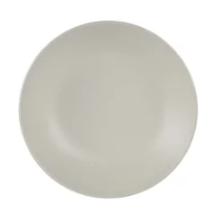 Table Passion Assiettes Creuses Lot De 6 - Grande Assiette Creuse 25 Cm En Grès Blanc
