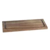 Wadiga Assiettes De Présentation Planche Rectangulaire Acacia 33x13cm