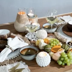 Bazar Bizar Assiettes Plates Plaque Ronde Extra Large En Bois De Teck -Assiettes Soldes Magasin plaque ronde extra large en bois de teck 2