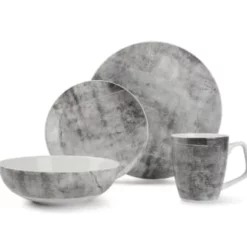 Salt&Pepper Assiettes Plates Service 16 Pièces Emperador