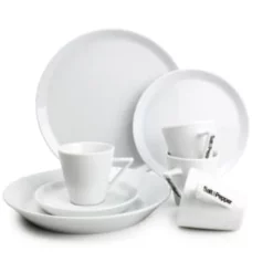 Salt&Pepper Assiettes Plates Service 20 Pièces Blanc