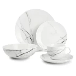 Salt&Pepper Assiettes Plates Service 20 Pièces Marble