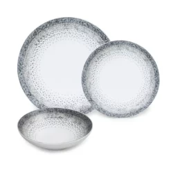 Table Passion Assiettes Plates Service D'assiettes 12 Pièces En Grès Blanc